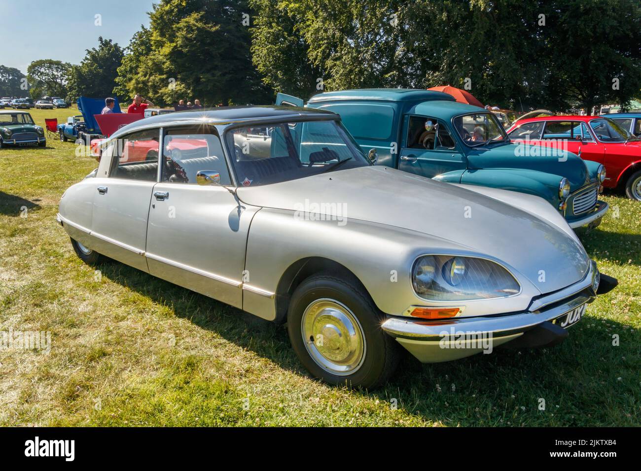 1974 classico francese Citroen DS o Deese con sospensione idropneumatica Foto Stock