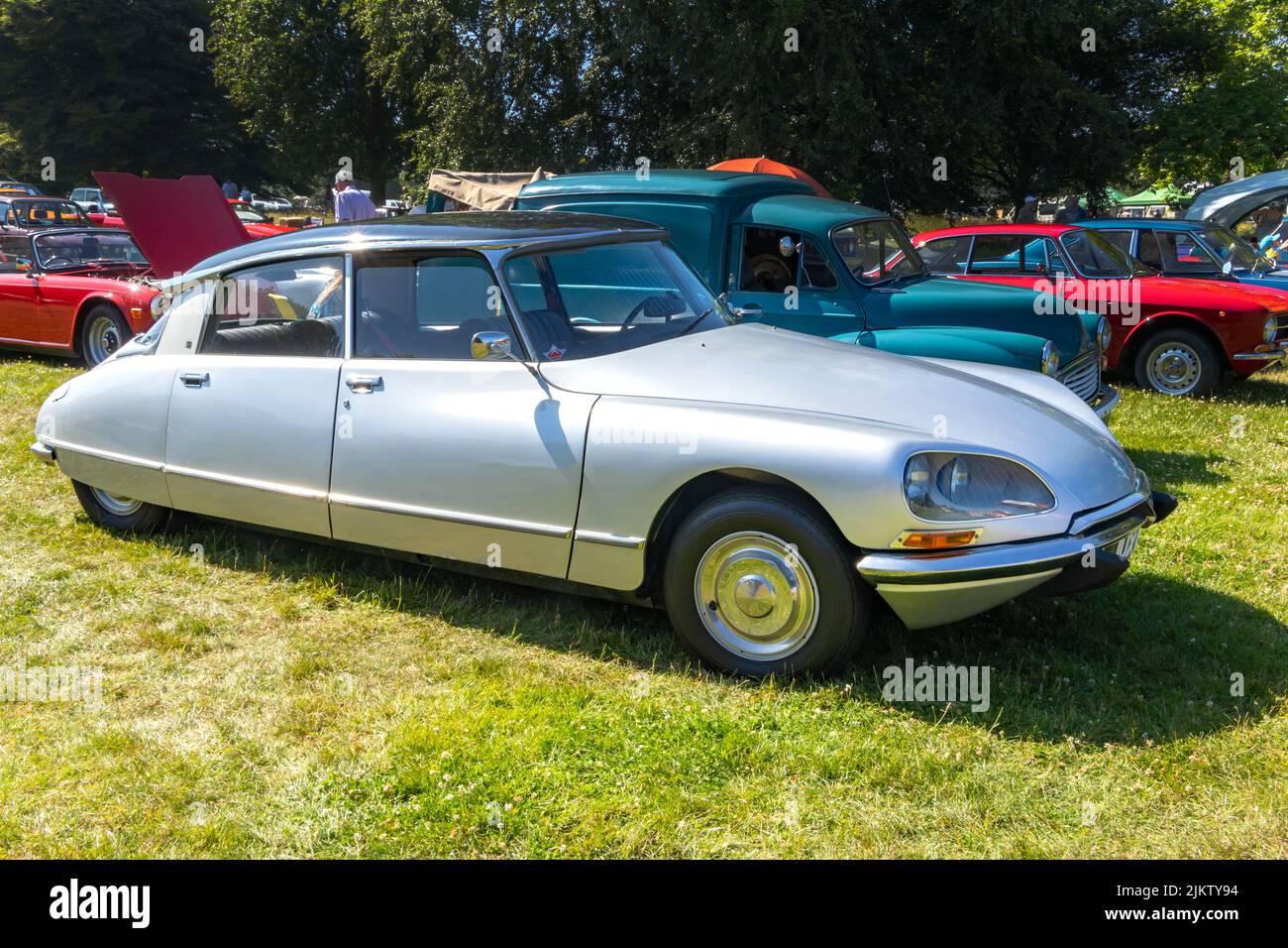 1974 classico francese Citroen DS o Deese con sospensione idropneumatica Foto Stock