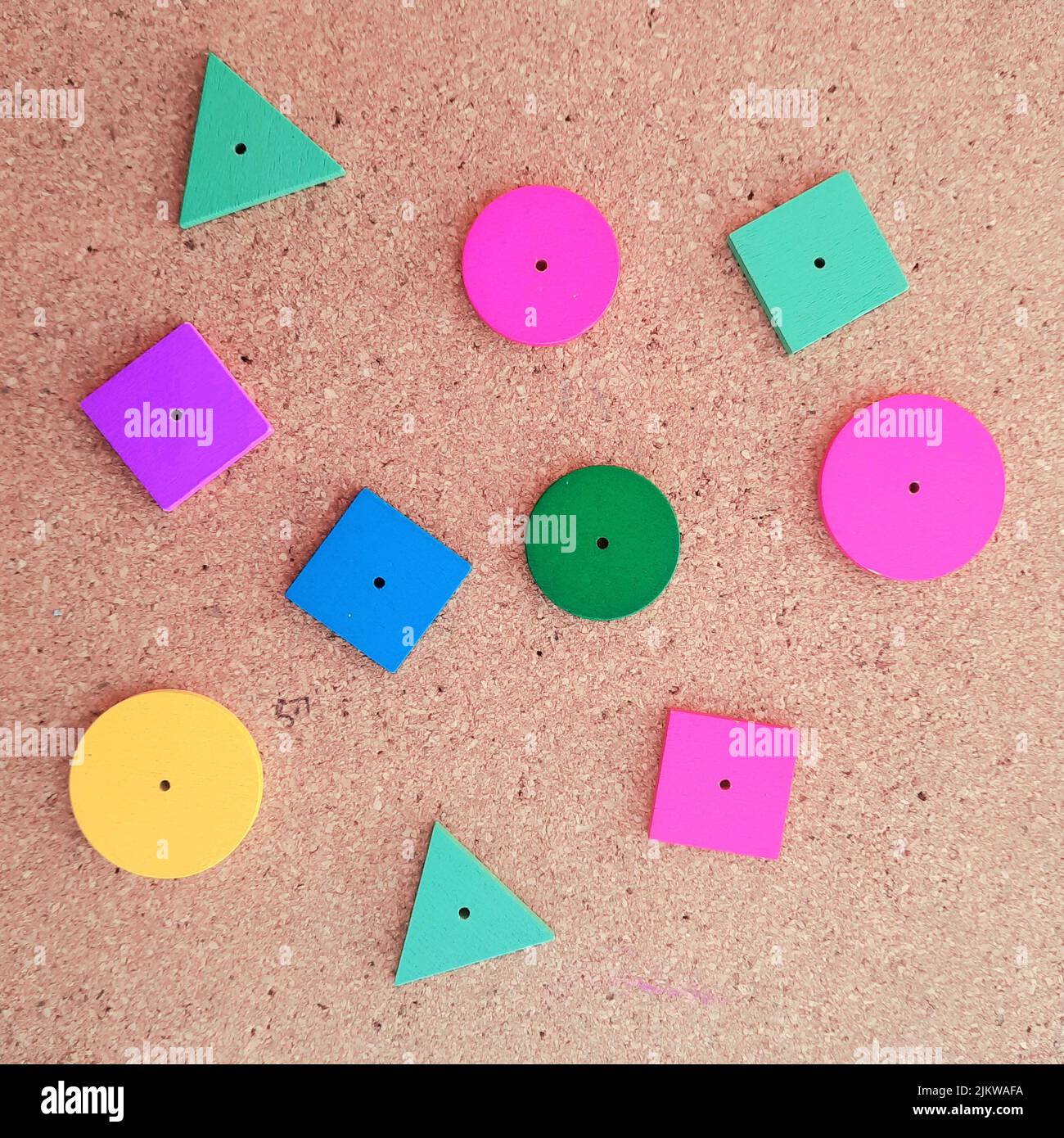 forme geometriche a colori ideali per gli sfondi Foto Stock