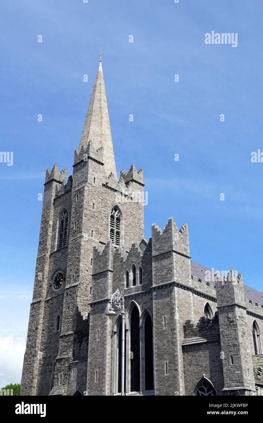 Cattedrale di San Patrizio, Ard-Eaglais Naomh Pádraig, Dublino, Baile Átha Cliath, Irlanda, Éire, Irland, Írország, Europa Foto Stock