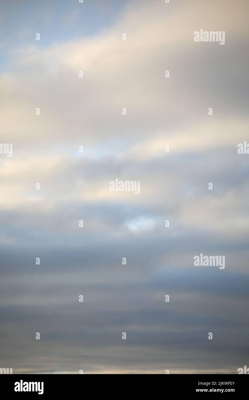 una perfetta foto di sfondo di un cielo colorato Foto Stock