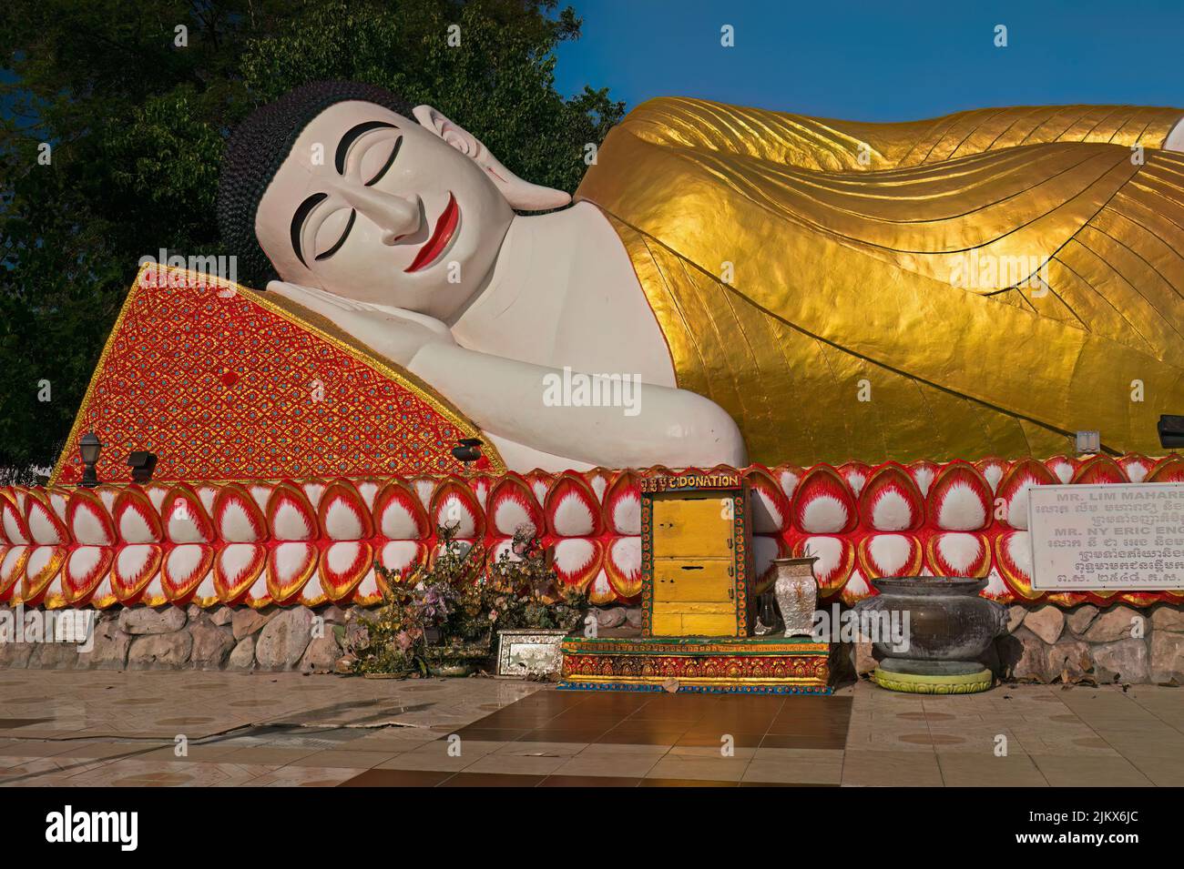 Tempio buddista cambogiano di Stockton, California Foto Stock