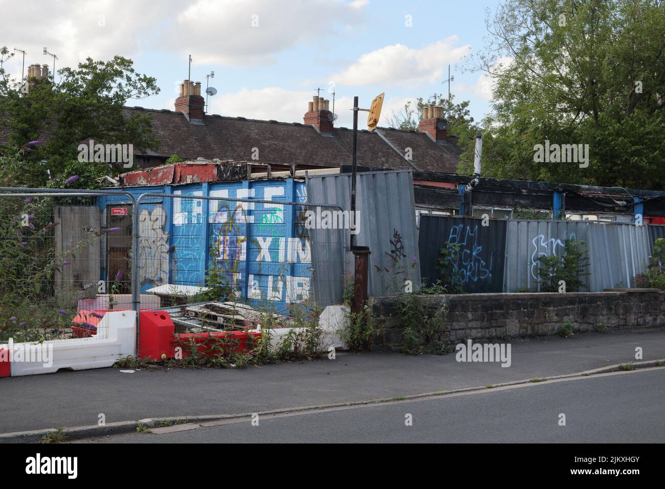 Lacci Boxing Club edificio, Little london Road, Sheffield Inghilterra Foto Stock