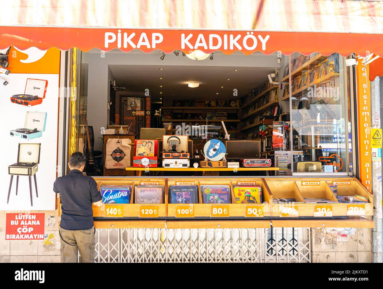 Pikap Kadıköy - negozio di musica a Kadikoy, Istanbul, Turchia Foto Stock