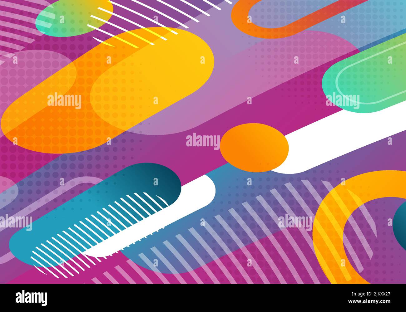 Astratto colorato modello tecnico design decorativo stile artwork. Decorazione sovrapposta di mesh sfondo geometrico. Vettore Illustrazione Vettoriale