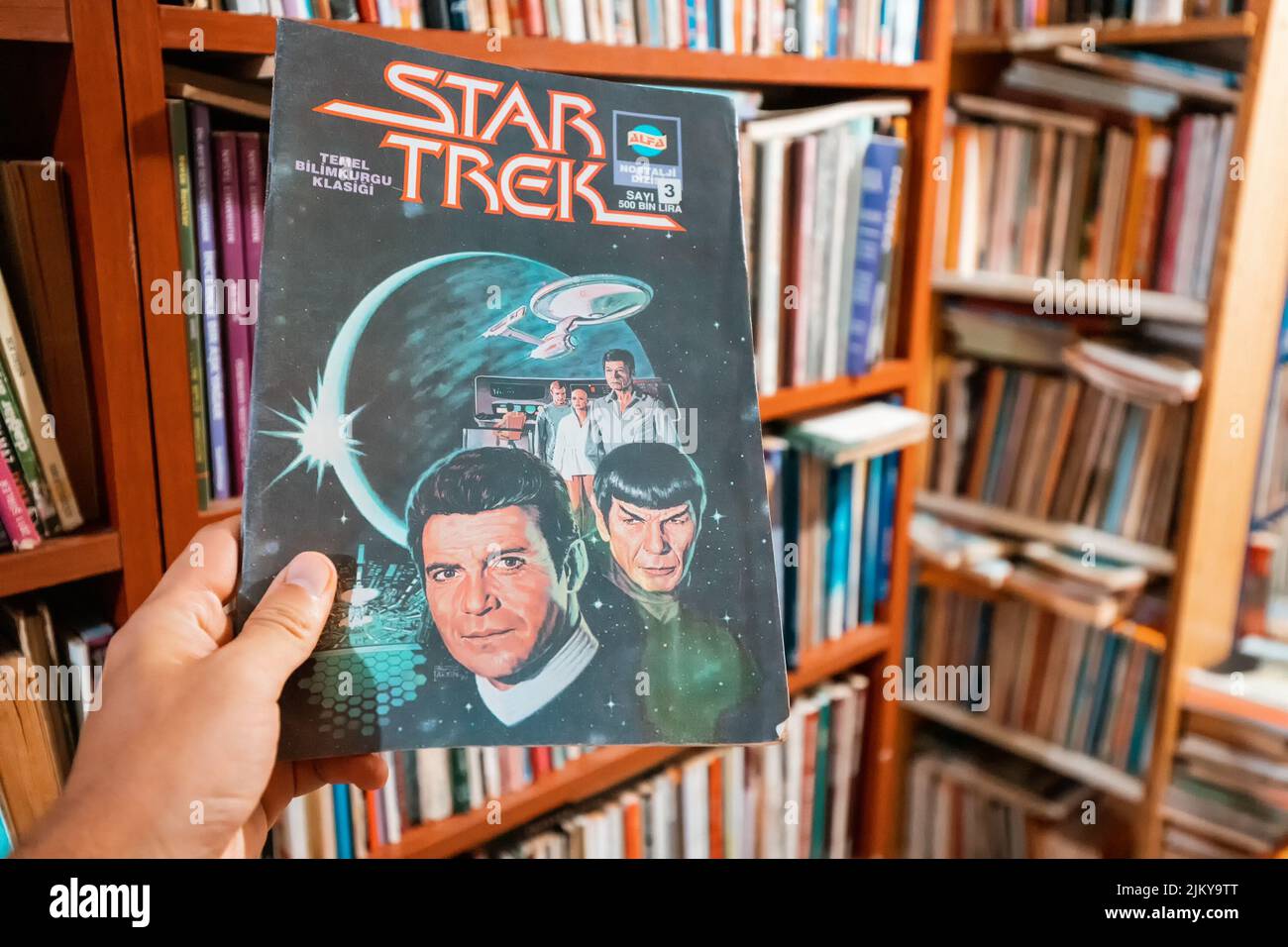 21 giugno 2022, Antalya, Turchia: Libro di fumetti Star Trek in fantascienza store Foto Stock