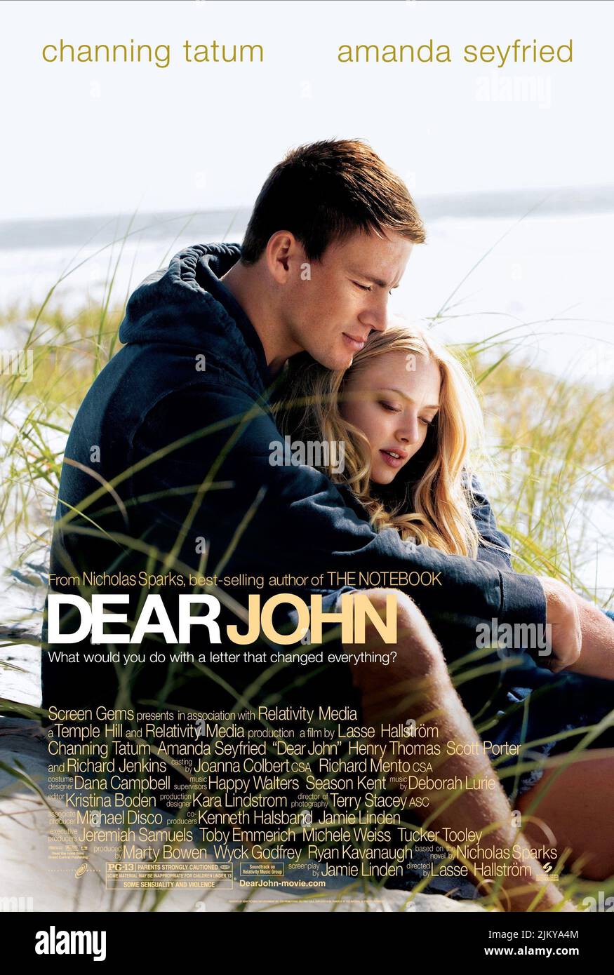 CHANNING TATUM e AMANDA SEYFRIED POSTER, caro John, 2010 Foto Stock