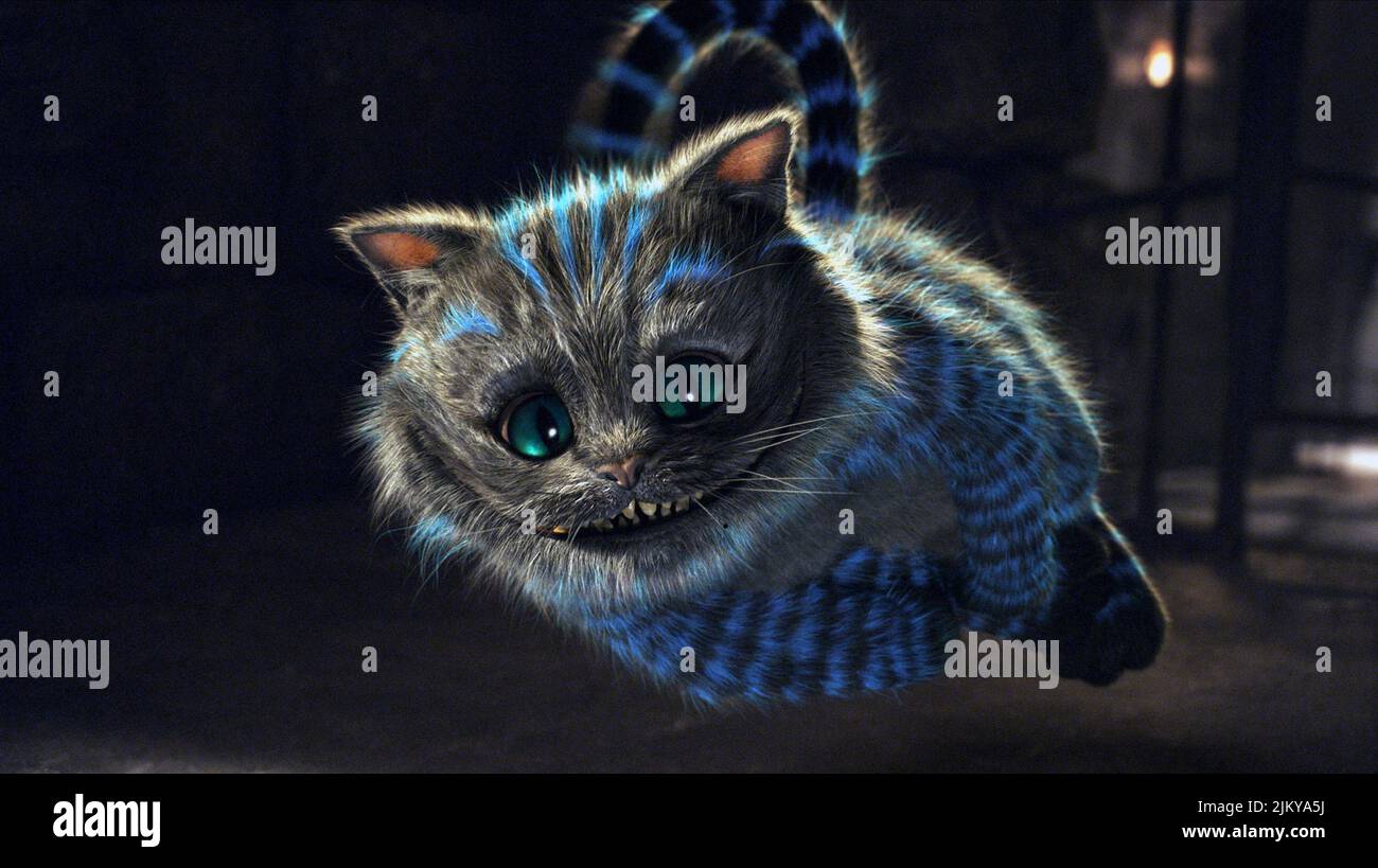 Il Cheshire cat, Alice nel paese delle meraviglie, 2010 Foto Stock