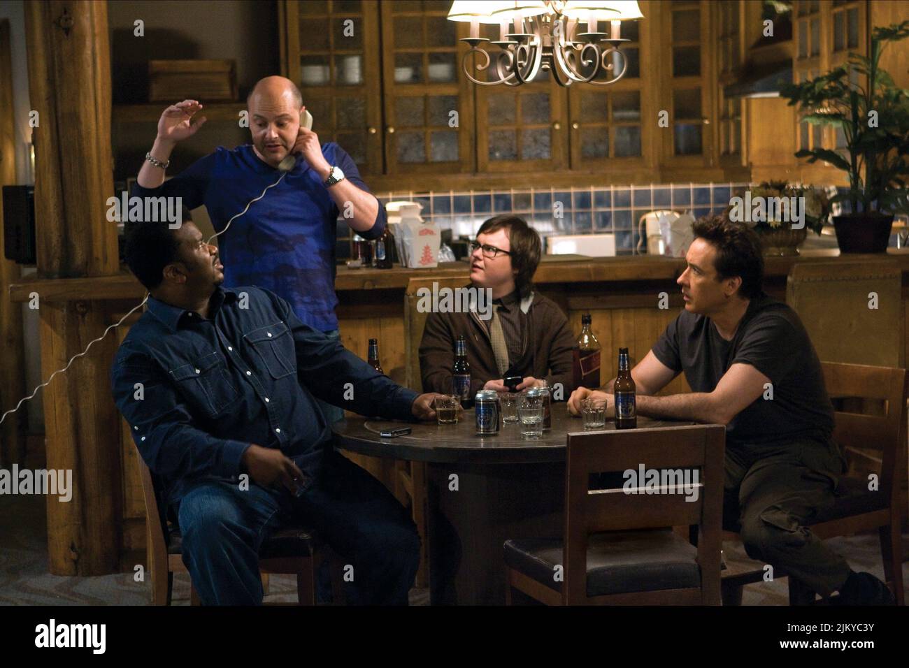 CRAIG ROBINSON, Rob Corddry, Clark Duke, John Cusack, vasca calda Time Machine, 2010 Foto Stock