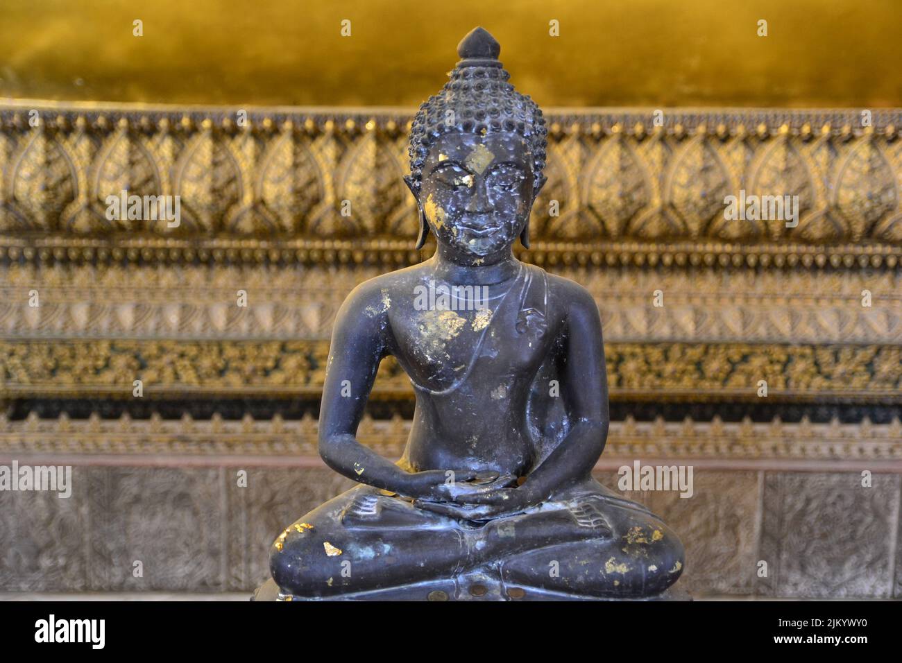 La scultura del Buddha di Gautama Foto Stock