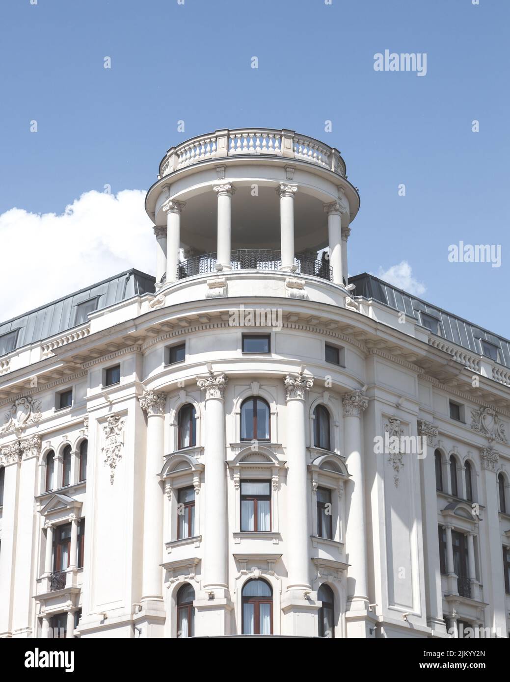 Un edificio storico a Varsavia, Polonia Foto Stock