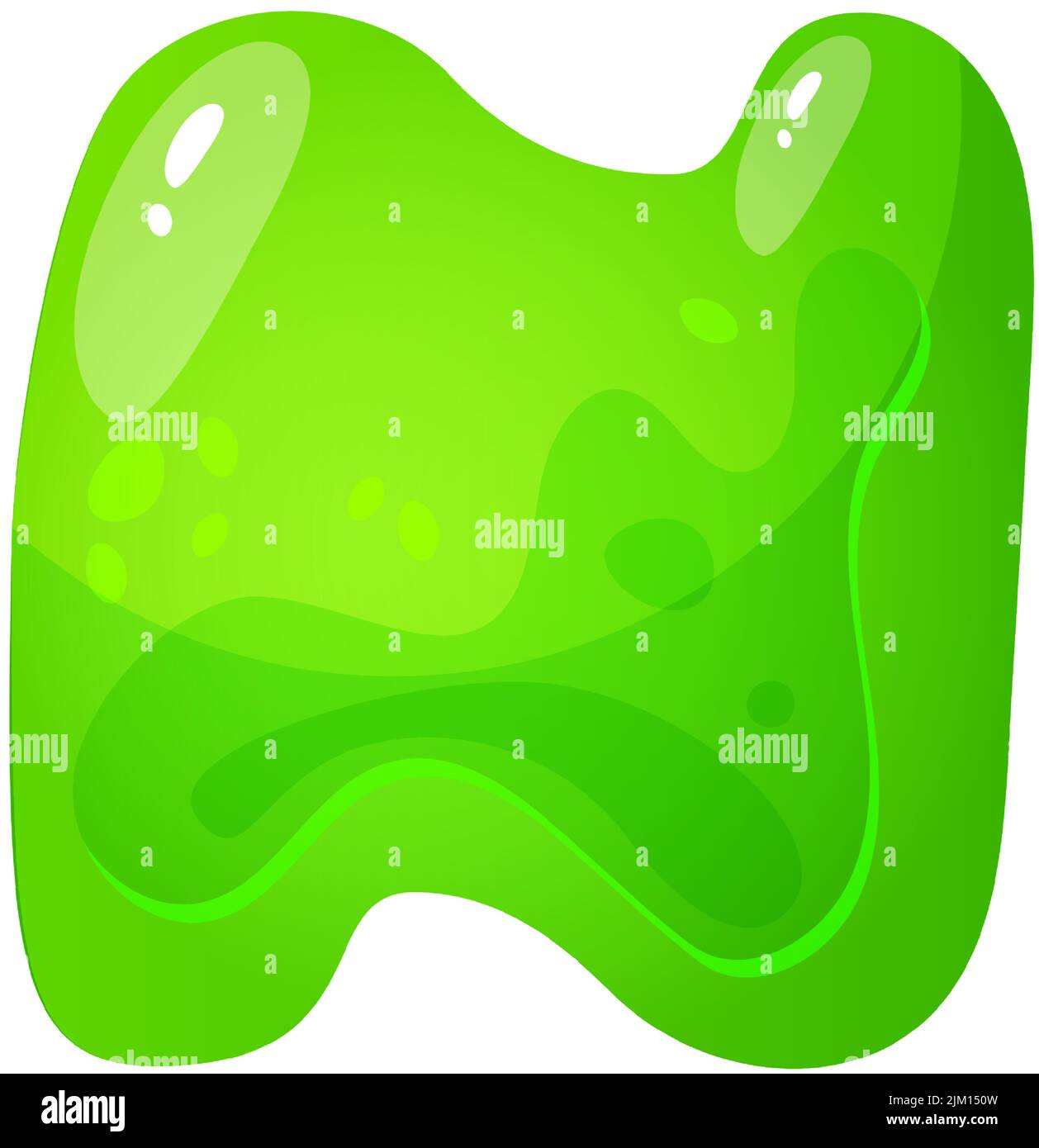 Jelly alfabeti colorati, alfabeto comico per bambini. Carattere Jelly Bright. Tipo di bambini per eventi, promozioni. Illustrazione Vettoriale