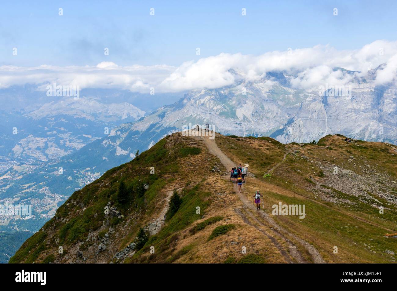 Aiguillette des Houches, Chamonix Mont-Blanc, Francia Foto Stock
