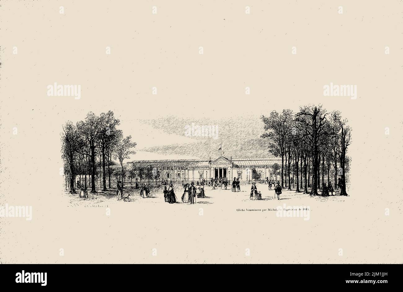 Esposizione nazionale de l'industrie de 1844. Museo: COLLEZIONE PRIVATA. Autore: Charles Marville. Foto Stock