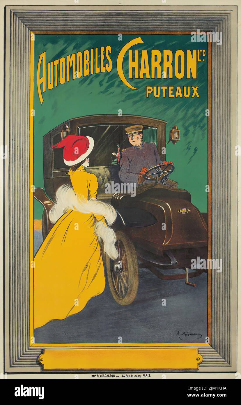 Automobili Charron. Museo: COLLEZIONE PRIVATA. Autore: LEONETTO CAPPIELLO. Foto Stock