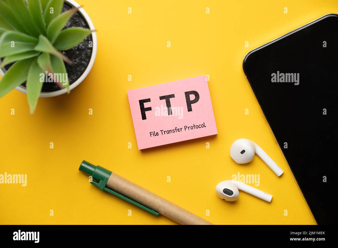Acronimo di Concept business marketing FTP o file Transfer Protocol Foto Stock