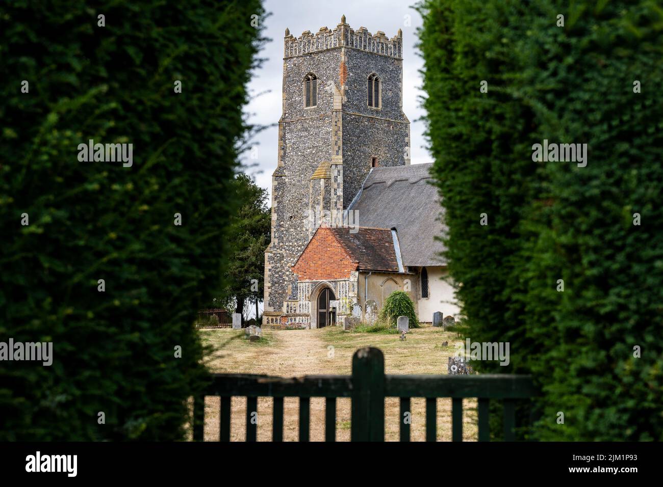 Iken chiesa Suffolk UK Foto Stock