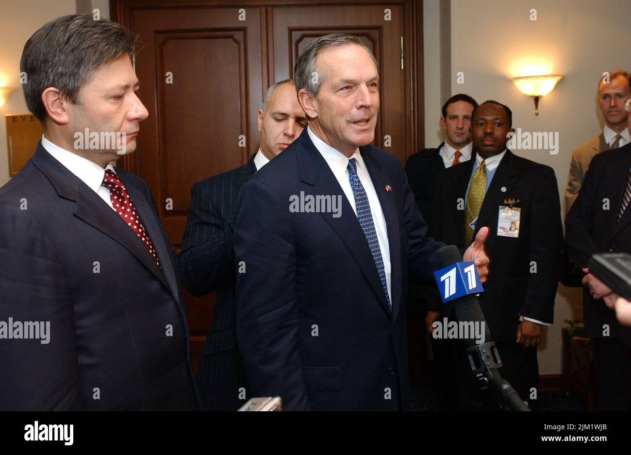 Ufficio del Segretario - IL SEGRETARIO DONALD EVANS VIAGGIO IN RUSSIA Foto Stock