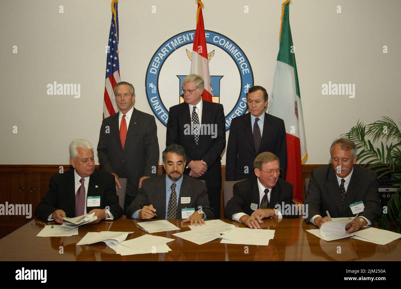 Ufficio del Segretario - CERIMONIA DI RICONOSCIMENTO RECIPROCO CON MESSICO E CANADA Foto Stock