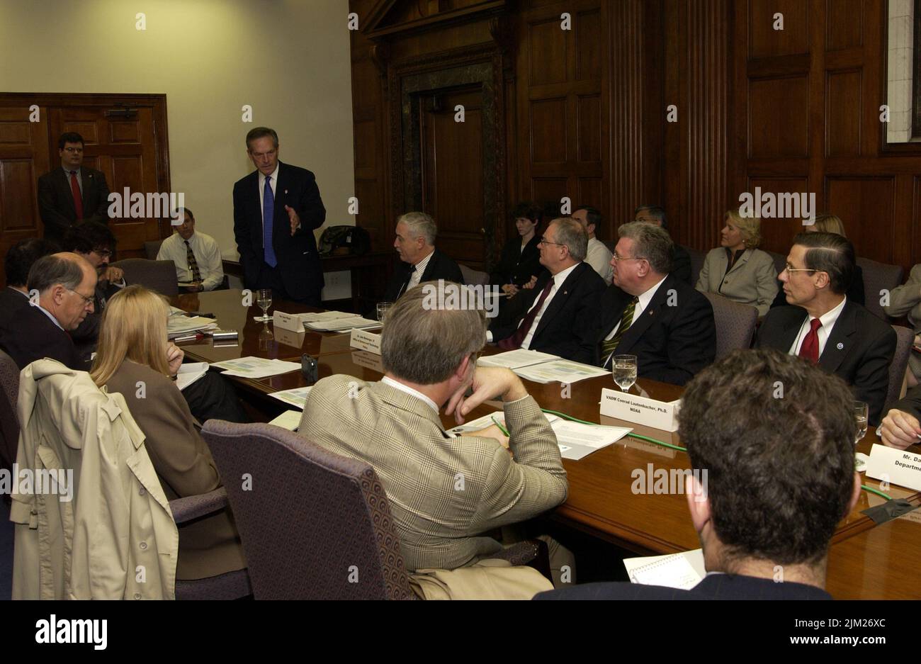 Ufficio del Segretario - TAVOLA ROTONDA DELLA CONFERENZA SUI CAMBIAMENTI CLIMATICI Foto Stock