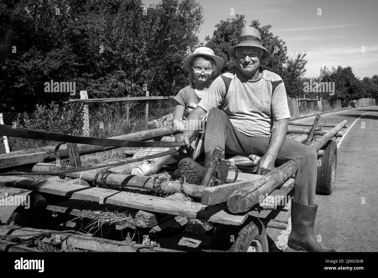 Romania, Transilvania, Dorolea, vita quotidiana in campagna Foto Stock