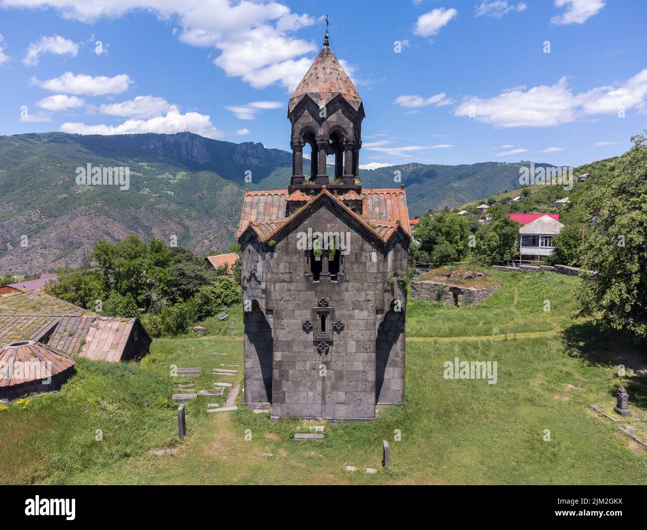 Antico monastero armeno di Akhpat nella parte settentrionale dell'Armenia. Foto Stock