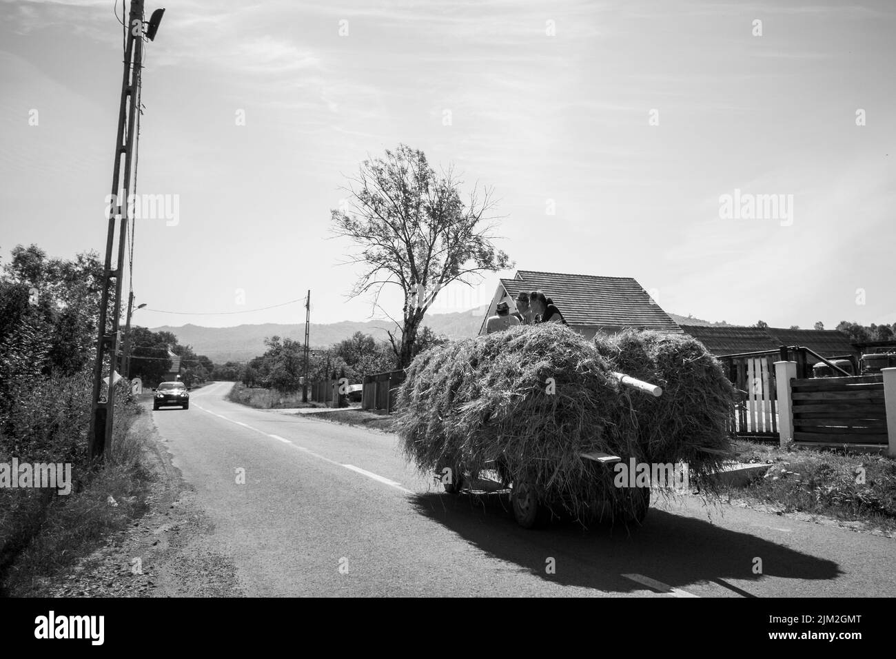 Romania, Transilvania, Dorolea, vita quotidiana in campagna Foto Stock