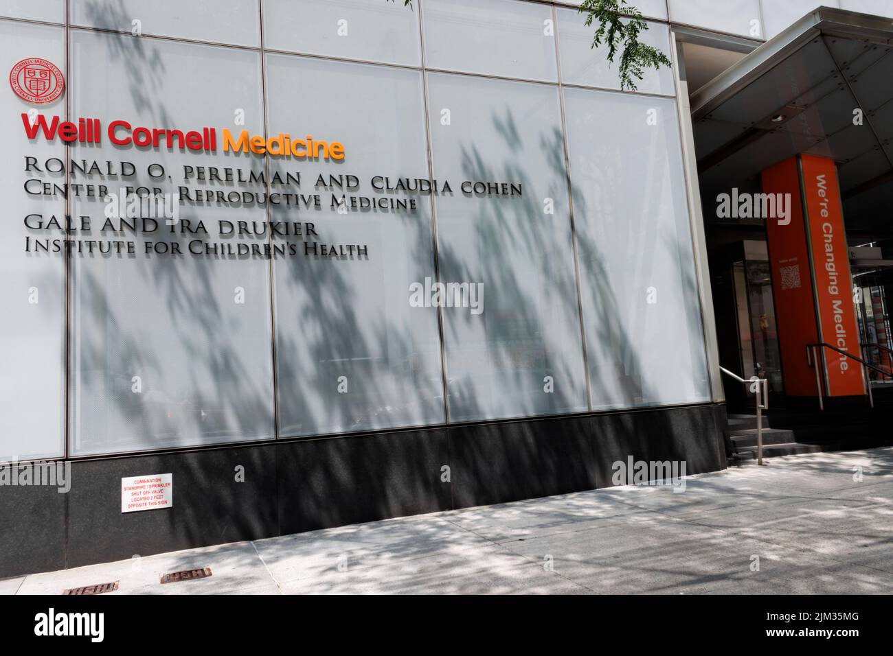 Weill Cornell Medicine Ronald O. Perelman e Claudia Cohen Center for Reproductive Medicine and Gale and Ira Drucker Institute for Children Foto Stock