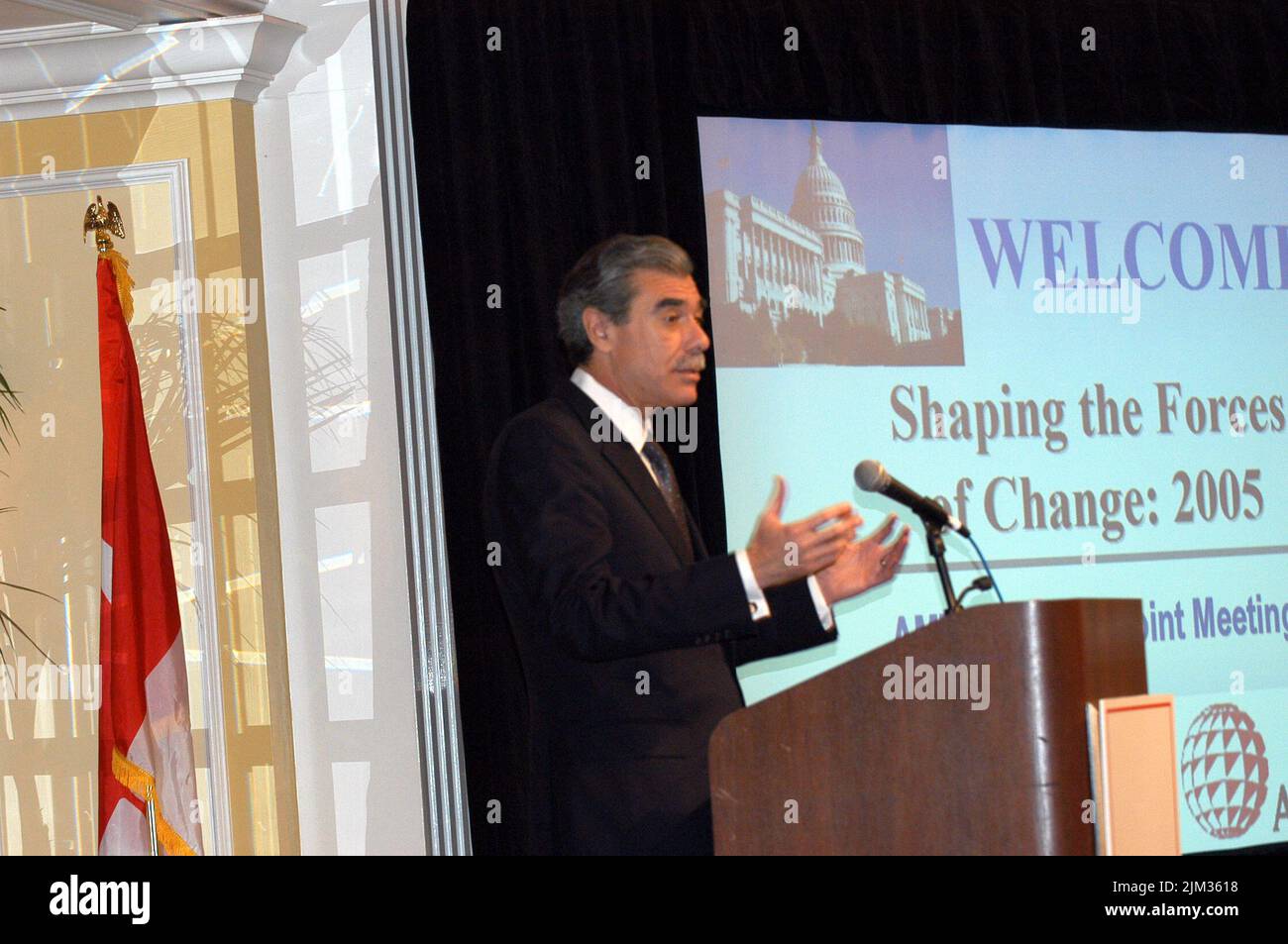 Ufficio del Segretario (Carlos Gutierrez) - Segretario dell'Associazione per la tecnologia di produzione Foto Stock