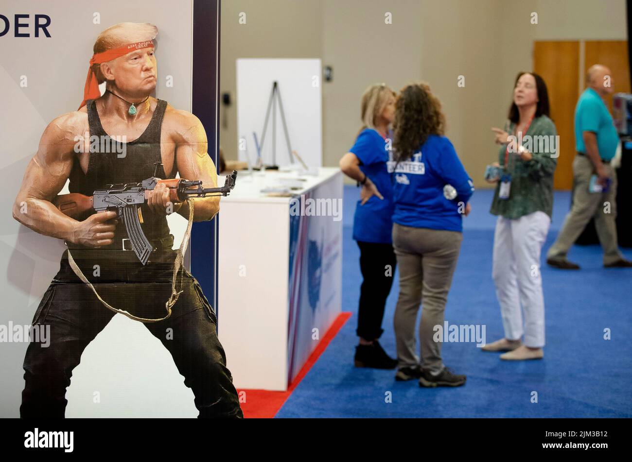 Dallas, Texas, Stati Uniti. 12th Nov 2020. Il CPAC Texas del 2022, la Conferenza d'azione politica conservatrice, ha ospitato all'Hilton Anatole a Dallas, Texas. (Credit Image: © Chris Rusanowsky/ZUMA Press Wire) Foto Stock