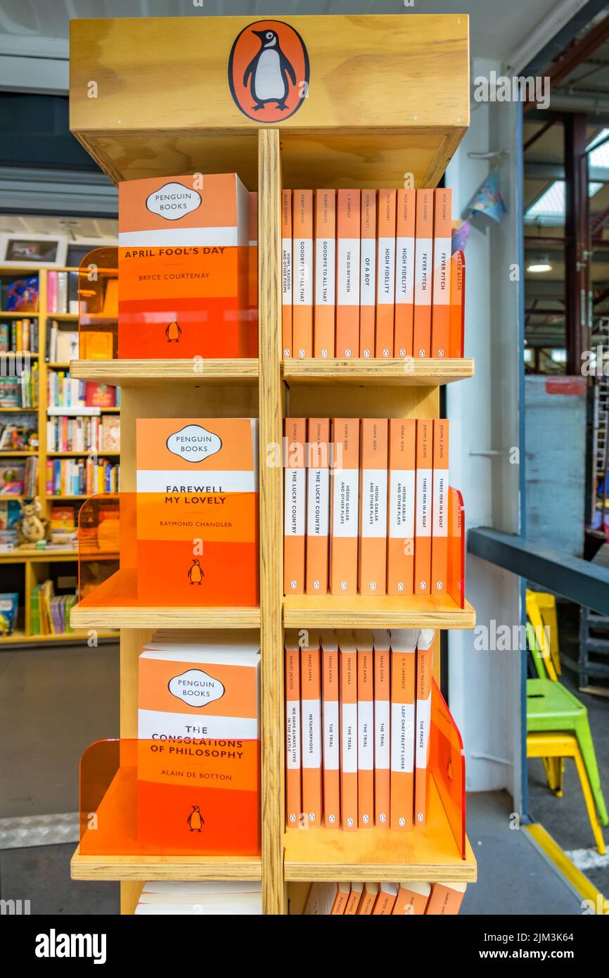 Libreria nel Queen Victoria Market di Melbourne, Victoria, Australia. Foto Stock