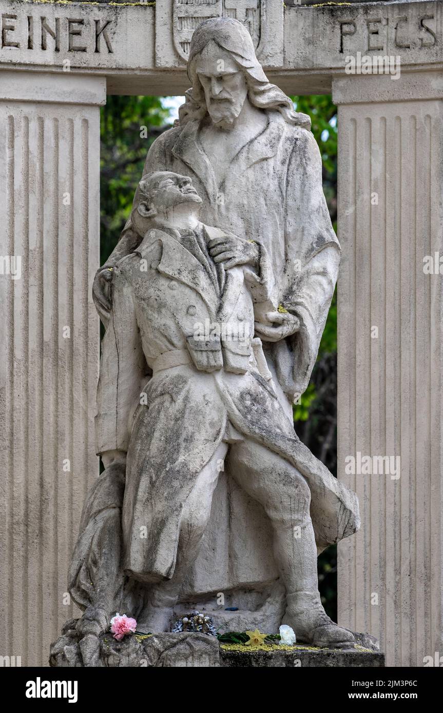 È fatta in memoria dei soldati caduti della guerra mondiale Foto Stock