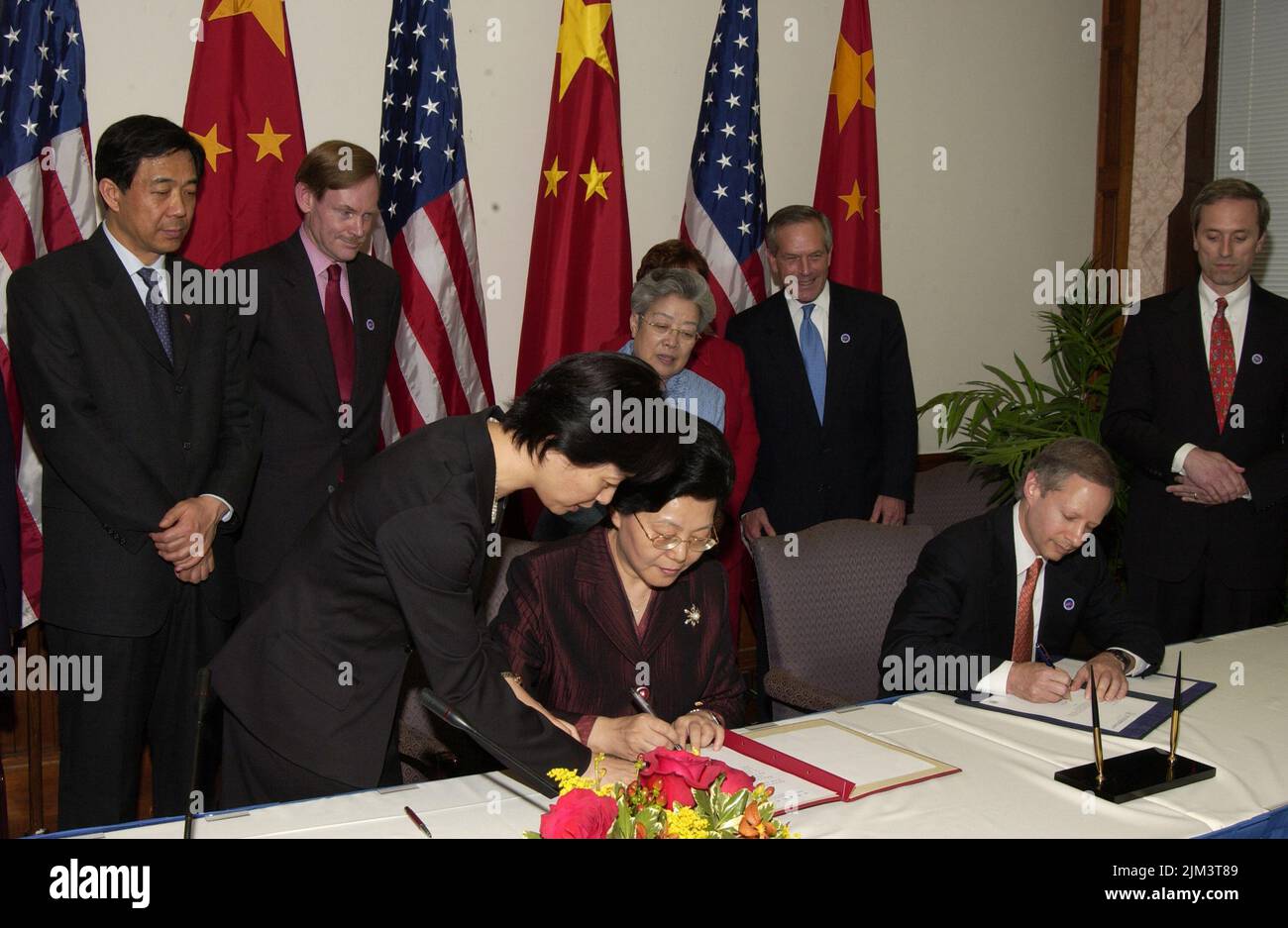 Ufficio del Segretario - JCCT BILATERALE Foto Stock