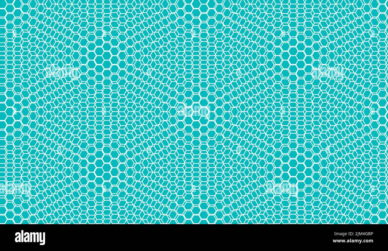 Sfondo di ripetizione geometrico senza giunture. Stampa grafica semplice. Trama esagonale linea di ripetizione vettoriale. Moderno campione. Forme eleganti e minimaliste. Illustrazione Vettoriale