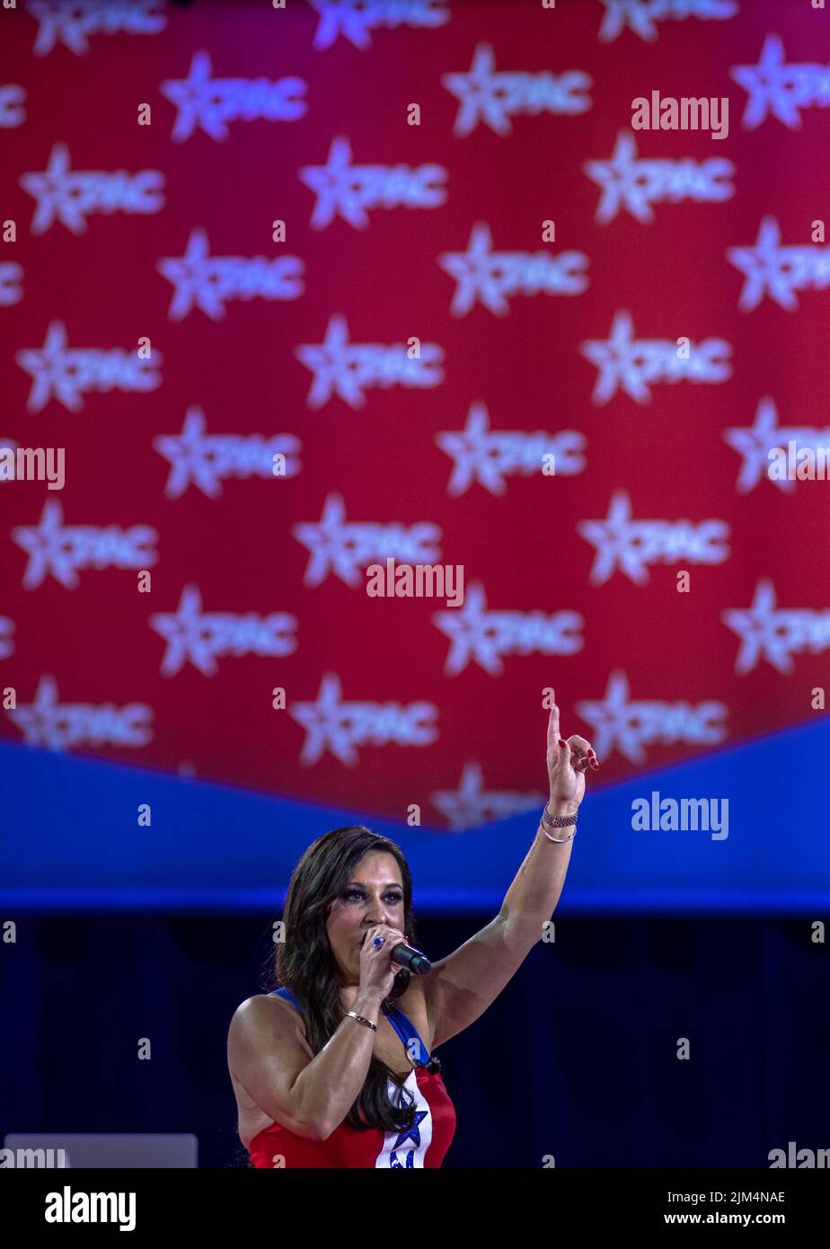 Dallas, Texas, Stati Uniti. 12th Nov 2020. Il CPAC Texas del 2022, la Conferenza d'azione politica conservatrice, ha ospitato all'Hilton Anatole a Dallas, Texas. (Credit Image: © Chris Rusanowsky/ZUMA Press Wire) Foto Stock