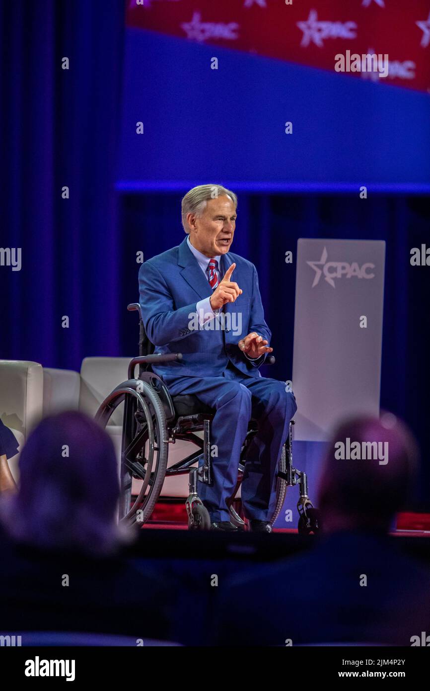 Dallas, Texas, Stati Uniti. 12th Nov 2020. Il CPAC Texas del 2022, la Conferenza d'azione politica conservatrice, ha ospitato all'Hilton Anatole a Dallas, Texas. (Credit Image: © Chris Rusanowsky/ZUMA Press Wire) Foto Stock