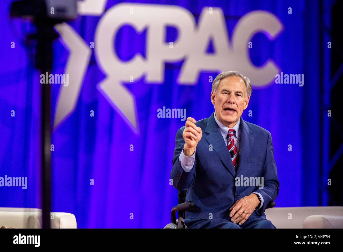 Dallas, Texas, Stati Uniti. 12th Nov 2020. Il CPAC Texas del 2022, la Conferenza d'azione politica conservatrice, ha ospitato all'Hilton Anatole a Dallas, Texas. (Credit Image: © Chris Rusanowsky/ZUMA Press Wire) Foto Stock