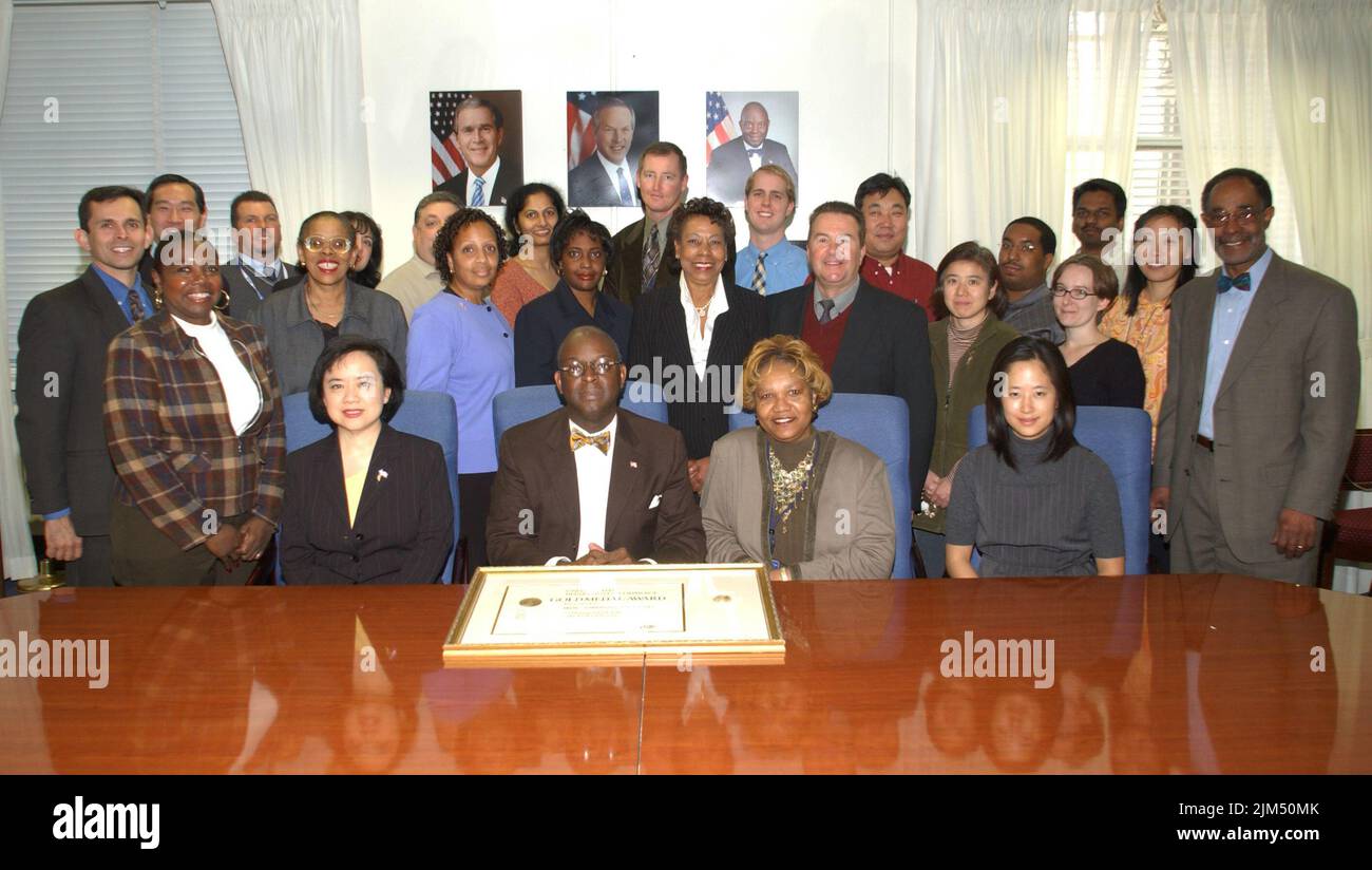 Minority Business Development Agency - Foto di gruppo da Gold Medal Awards Foto Stock