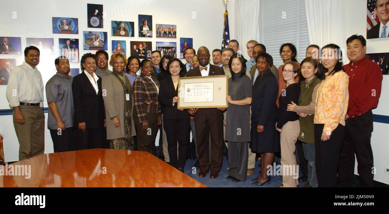 Minority Business Development Agency - Foto di gruppo da Gold Medal Awards Foto Stock