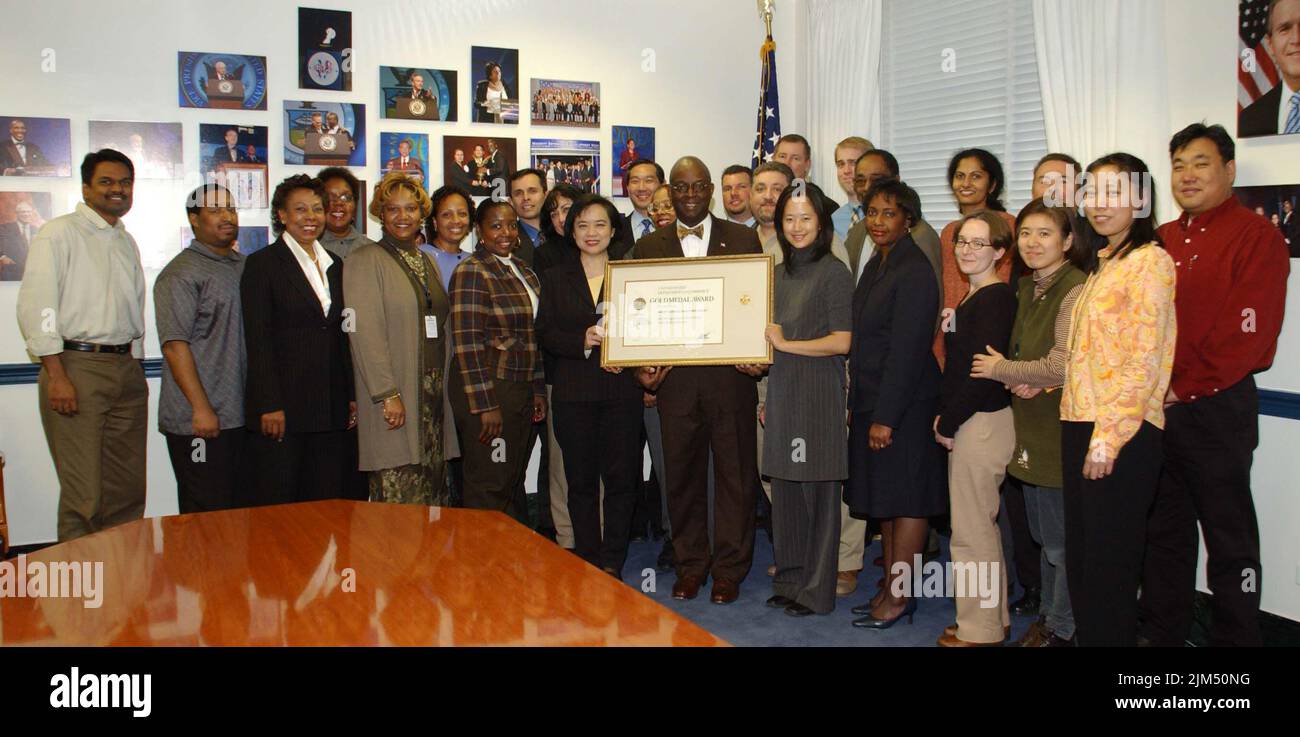 Minority Business Development Agency - Foto di gruppo da Gold Medal Awards Foto Stock