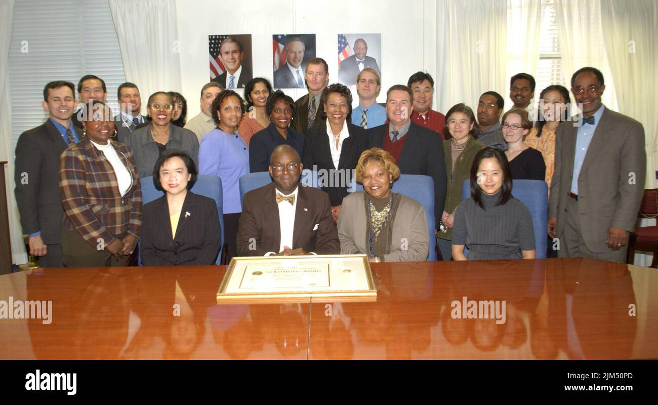 Minority Business Development Agency - Foto di gruppo da Gold Medal Awards Foto Stock