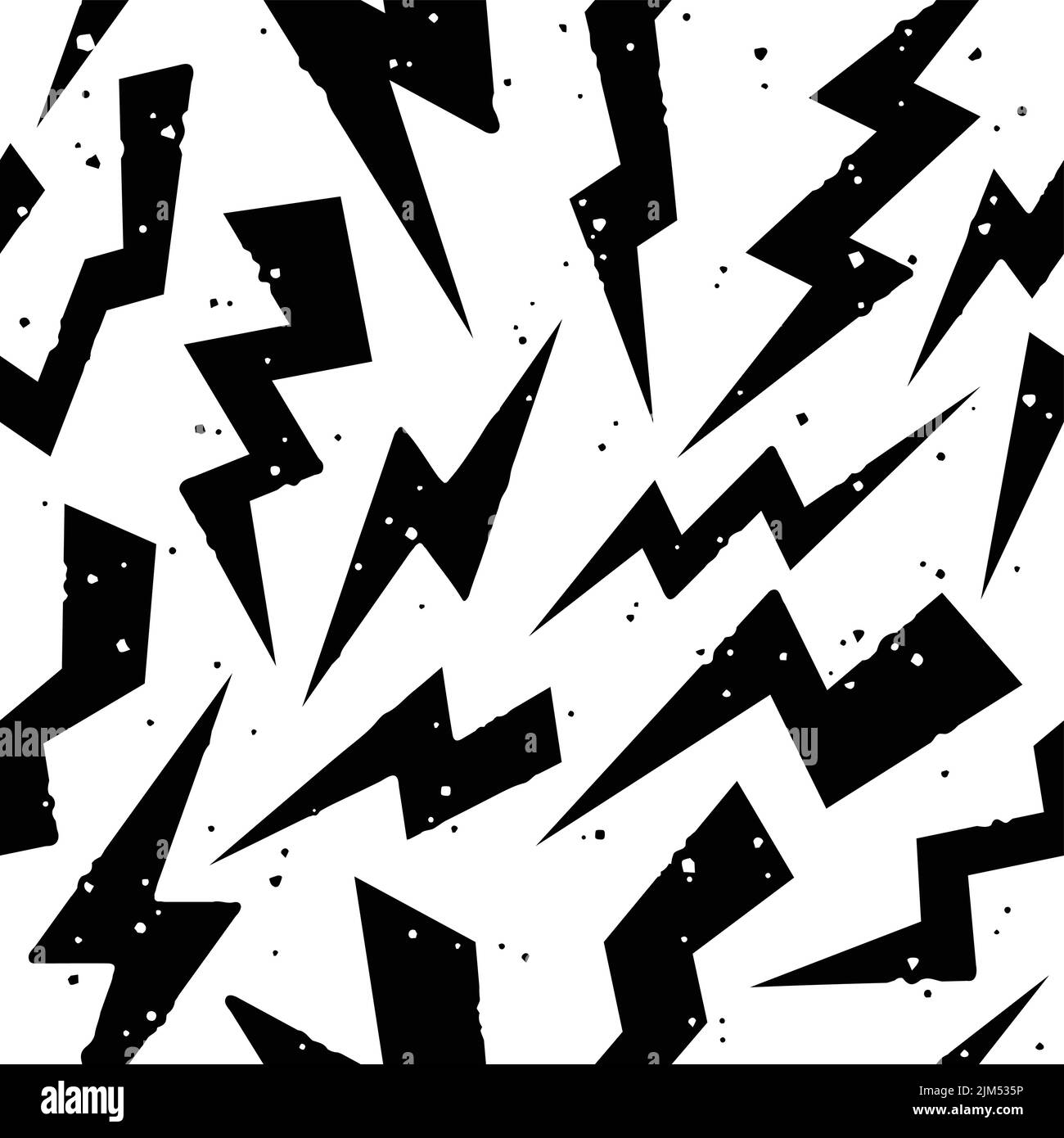 sfondo astratto senza giunture con fulmini ed effetto grunge Illustrazione Vettoriale
