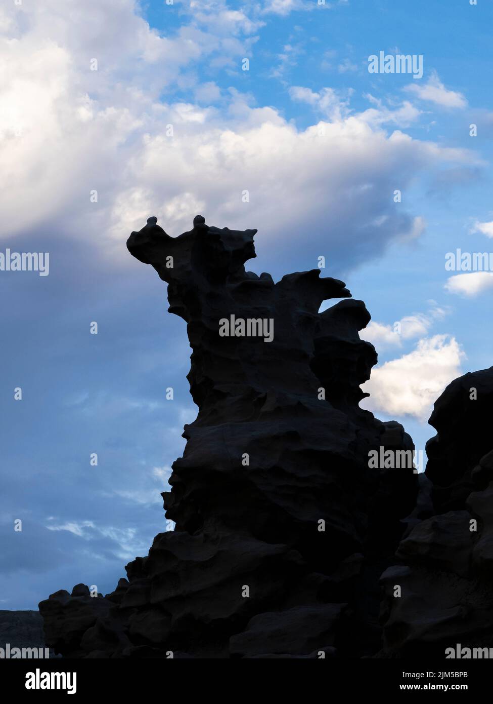 Formazioni rocciose, Fantasy Canyon vicino a Vernal, Utah. Foto Stock
