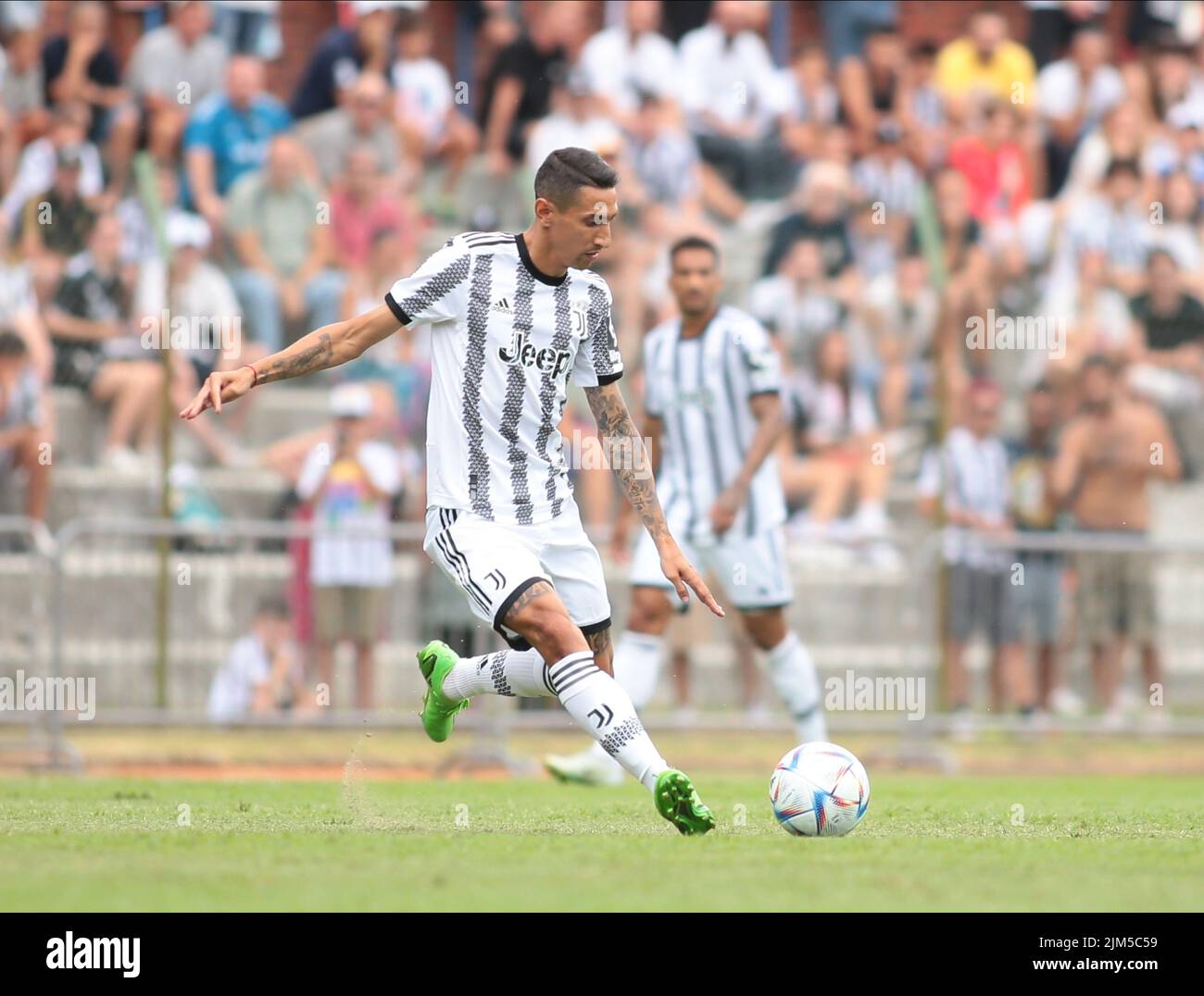 Juventus FC Pre Season Match a Villar Perosa 04 agosto 2022 Foto Stock