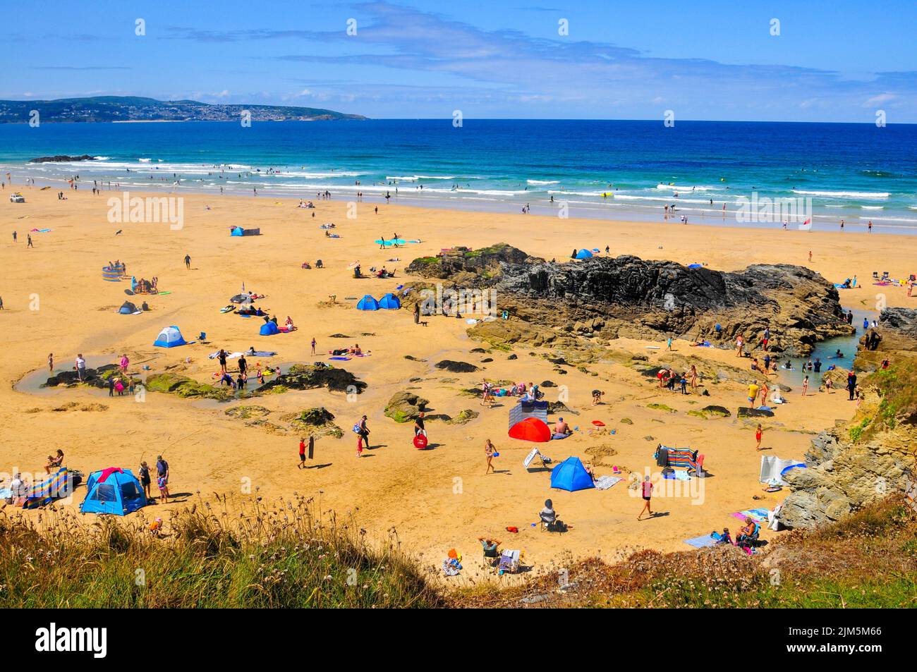 Gwithian Beach, Cornwall Foto Stock