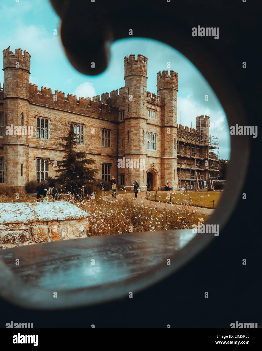 Una bella foto del Castello di Leeds Foto Stock