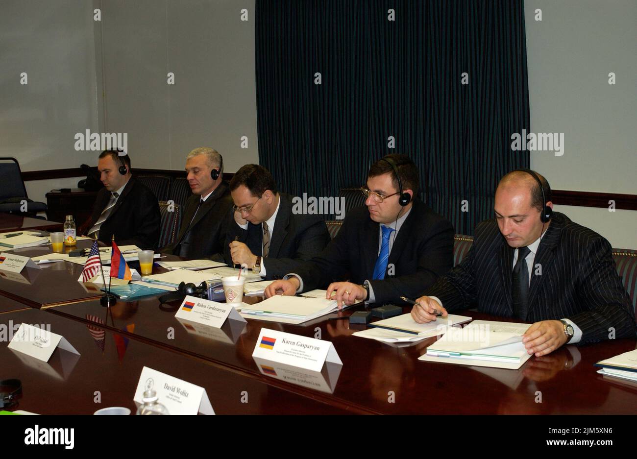 Ufficio dell'industria e della sicurezza - Delegazione armena Foto Stock