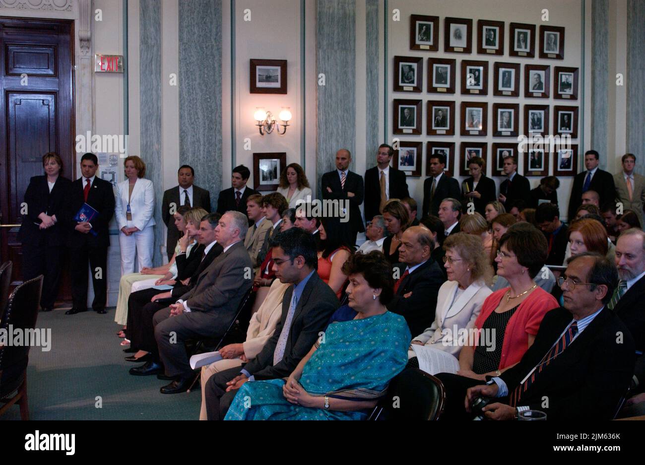 Ufficio del Segretario - Conferma udienza per Israele Hernandez e William Jeffrey Foto Stock
