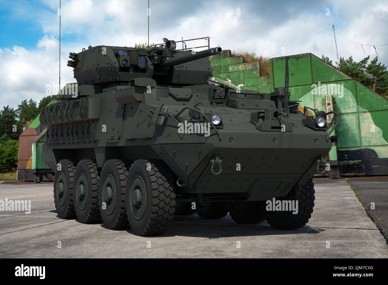 Veicolo da combattimento blindato Stryker Foto Stock