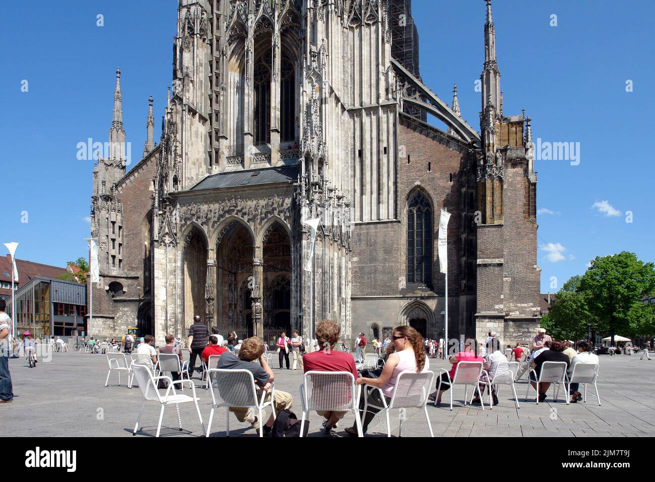Cattedrale di Ulm Foto Stock